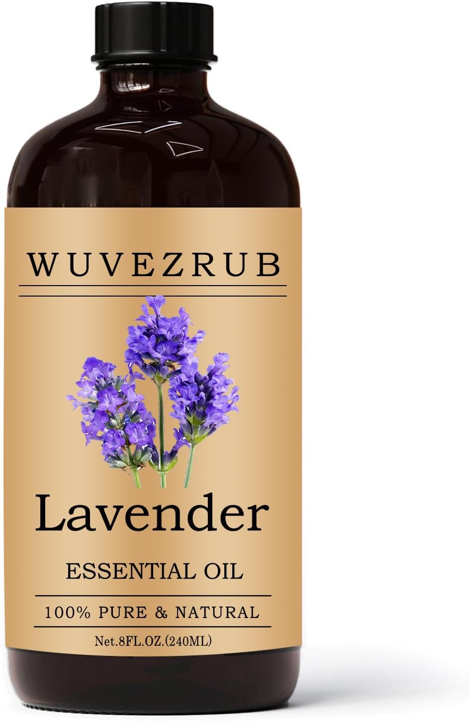 Lavender Essential Oils 240ML- Pure and Natural Lavender Essential Oil for Aromatherapy Diffuser,Soap Making & DIY - Lavender /8 Fl Oz
