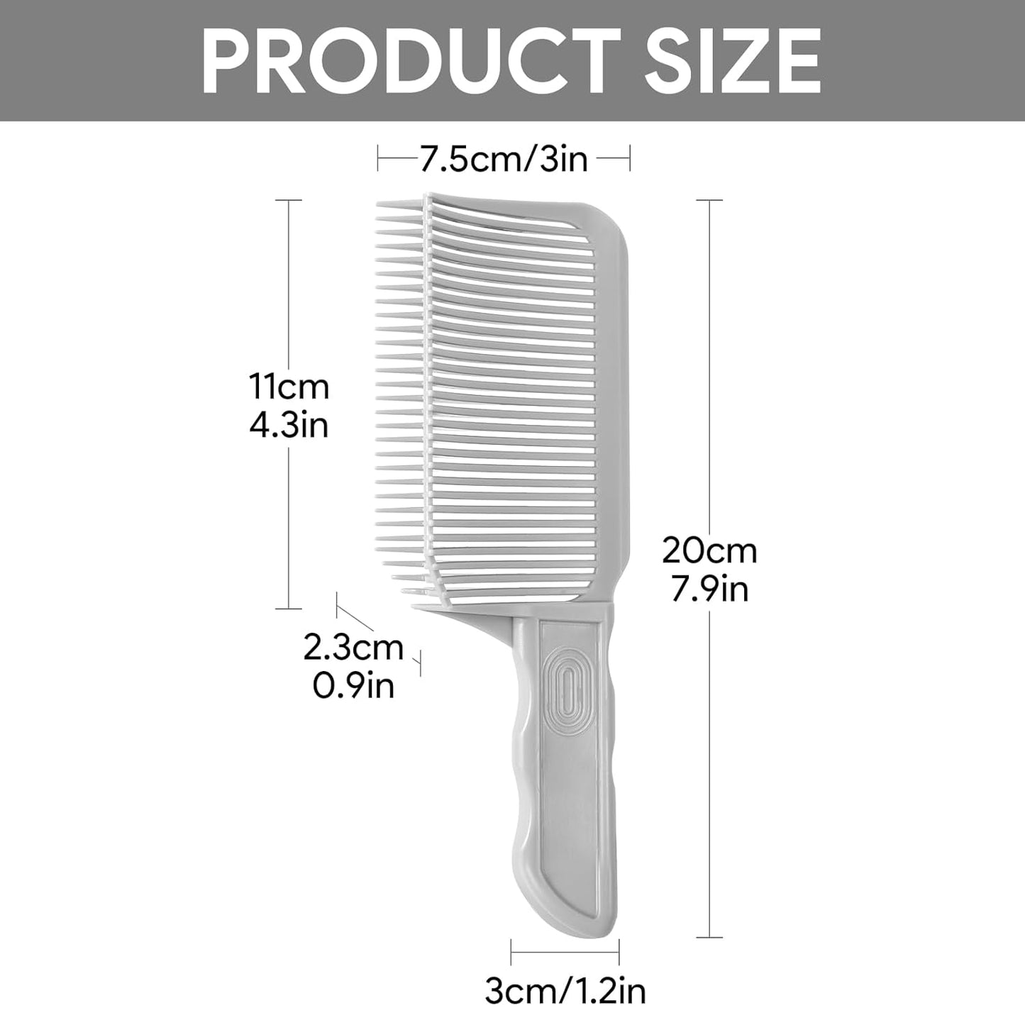3 PCS Professional Hair Fade Guide Comb For Men, Blend Haircut Positioning Comb, Proximity Curved Trim Hairdressing Barber Transition Combs, Hair Blending Fader Layering Tool For Salon Or Home Use