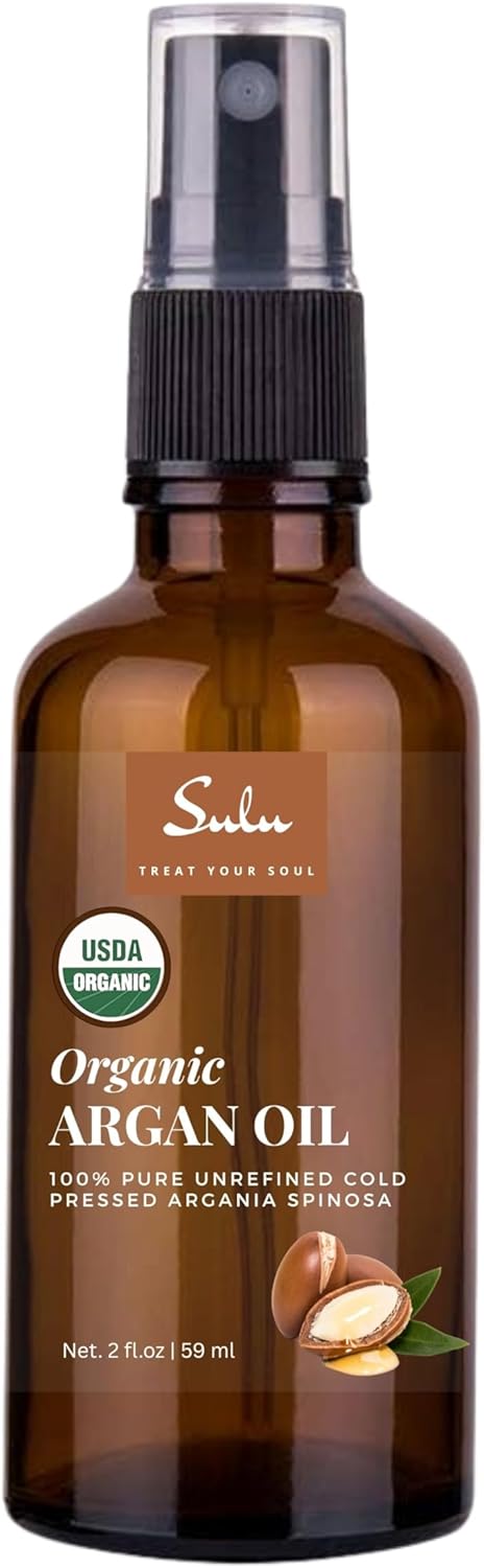 100% Pure Organic Cold Pressed Unrefined Virgin Moroccan Organ Oil (2 oz)