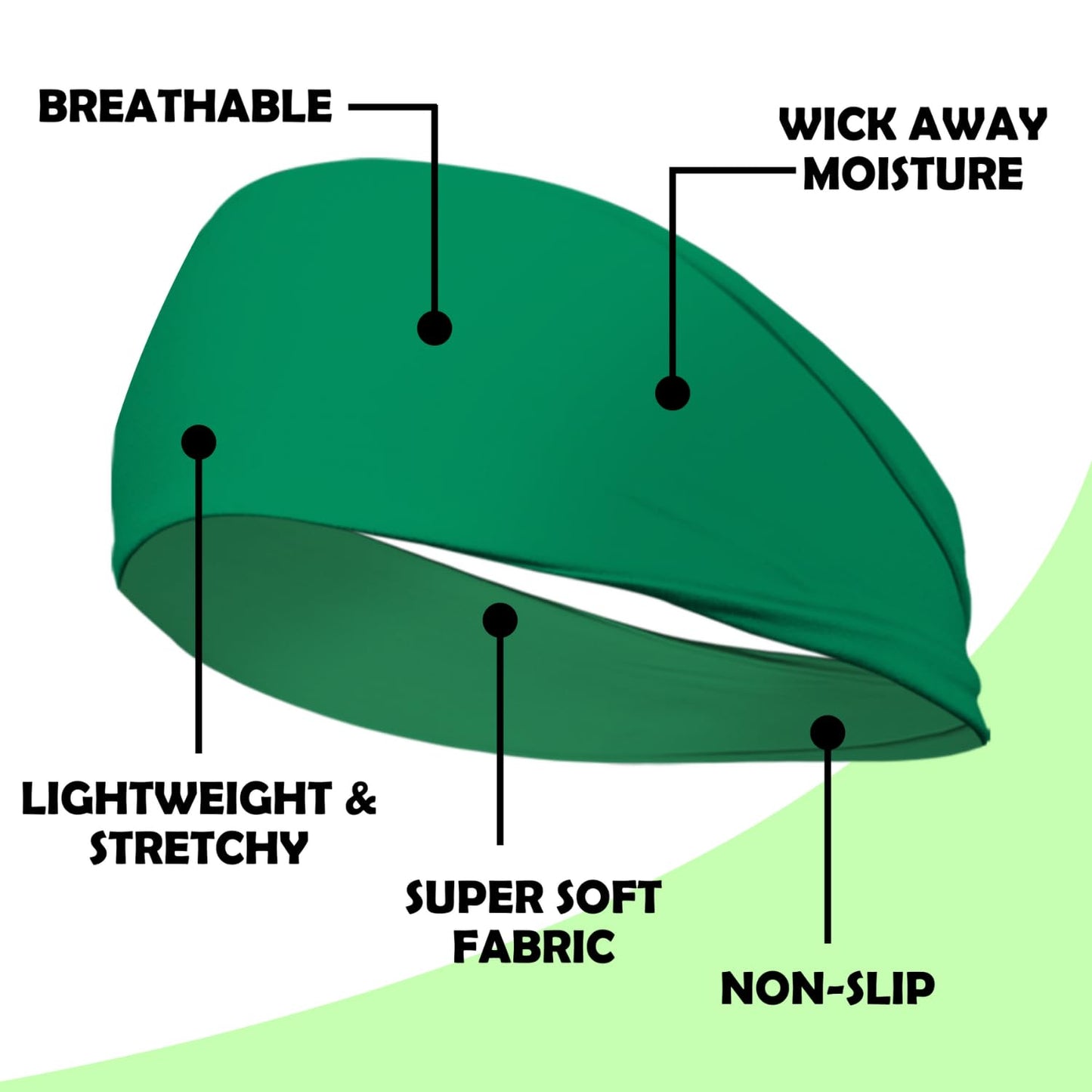 Lotus78, Pack of 8 Wide Headbands for Women Non Slip, Fashionable Sports Hair Bands for Women's Hair, Soft Elastic Stretchy Head Bands, Yoga Workout Headbands for Women Daily Fashion(Smile icon)