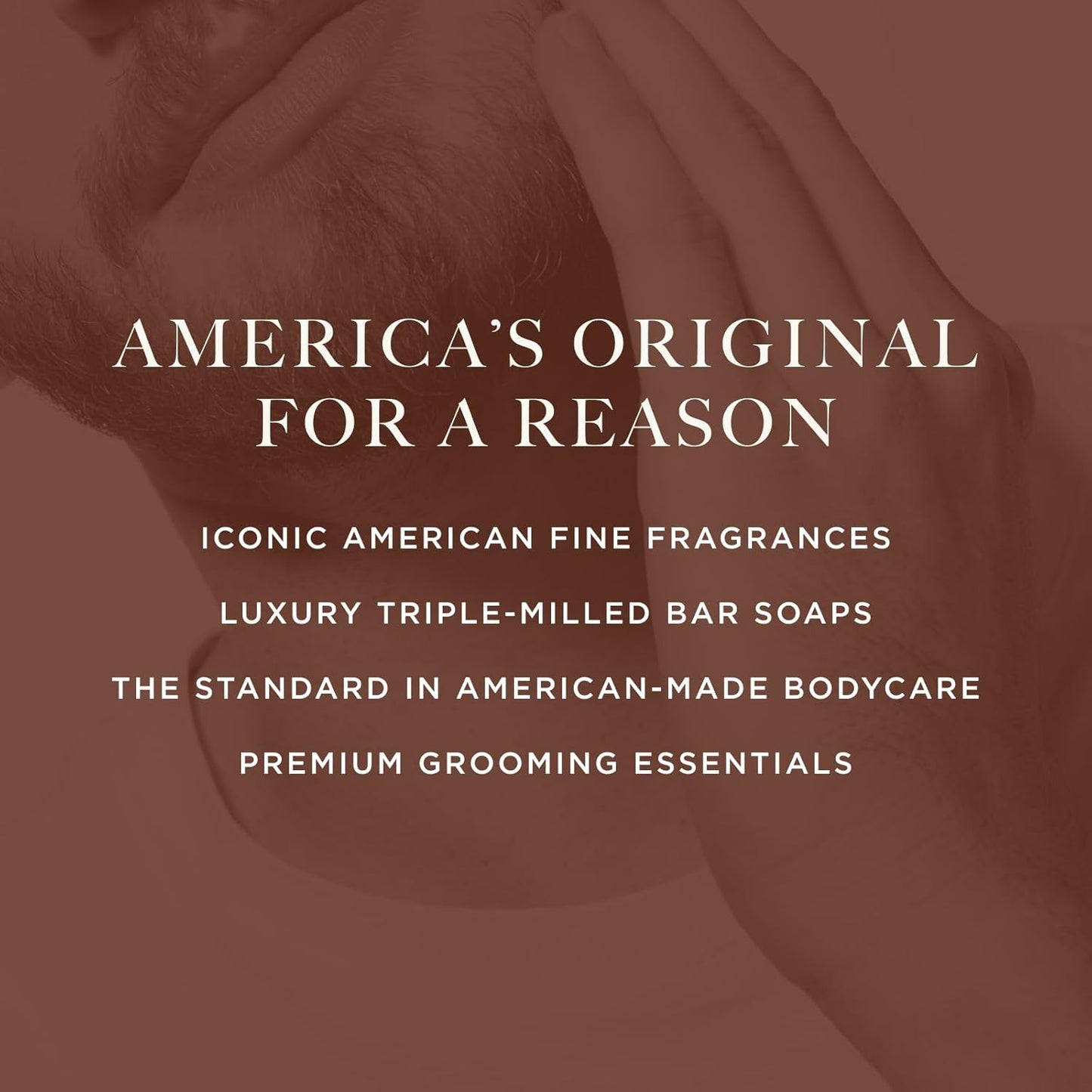 Caswell-Massey Pure Castile Bar Soap for Men & Women, Unscented & Moisturizing Natural Soap Bar for All Skin Types, Made with Essential Oils & Plant-Based Formula for Face, Body & Hair, 6.4 oz