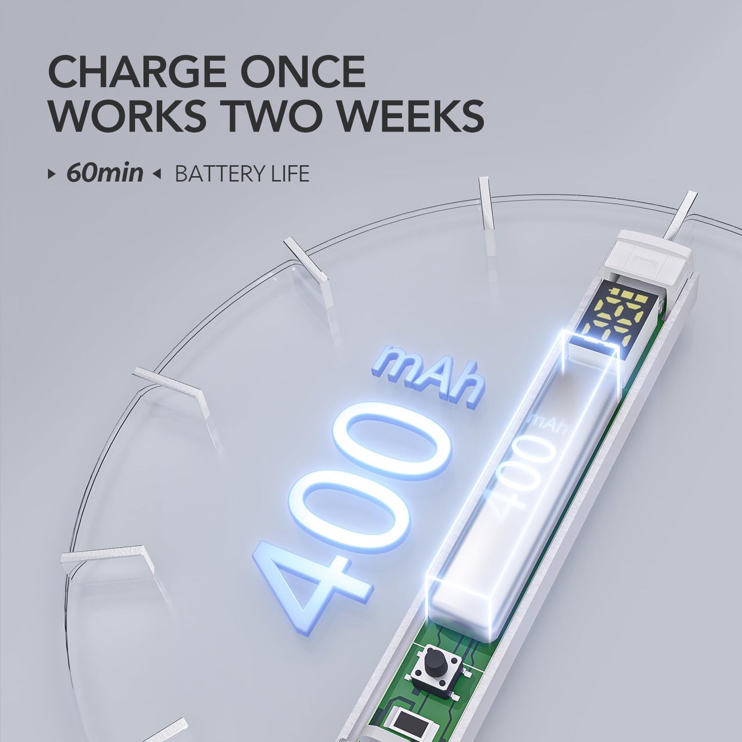 GAOY Cordless Nail Lamp with Stand, Mini Handheld UV Light with LCD Display for Gel Nails, Rechargeable USB Nail Dryer for Fast Curing, Silver