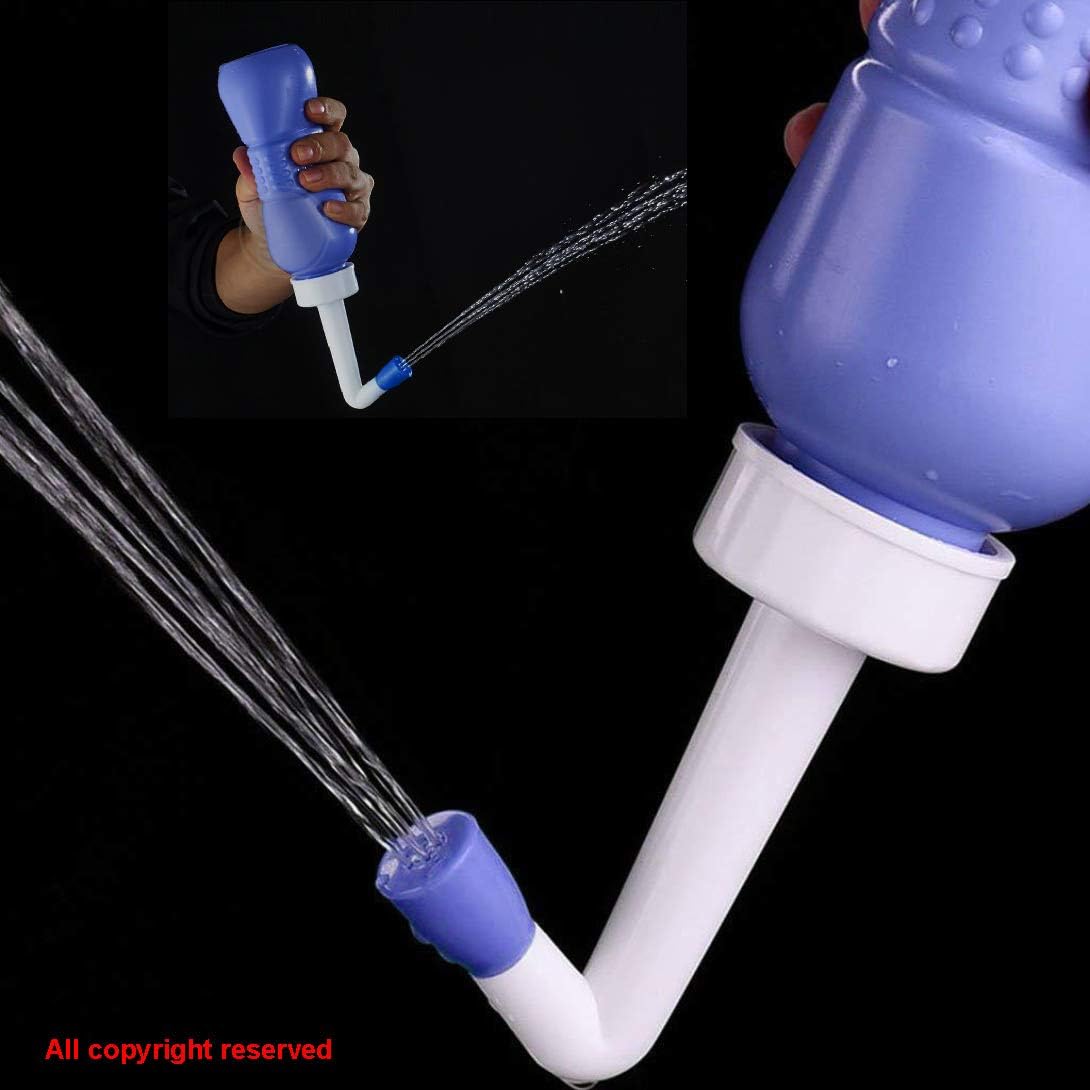 2pcs Portable Bidet Travel Bidet Bottle 450ml Peri Bottle for Postpartum Essentials Perineal Recovery, Feminine Care ,Hemmoroid Treatment,Baby, Women or Bedridden Patient