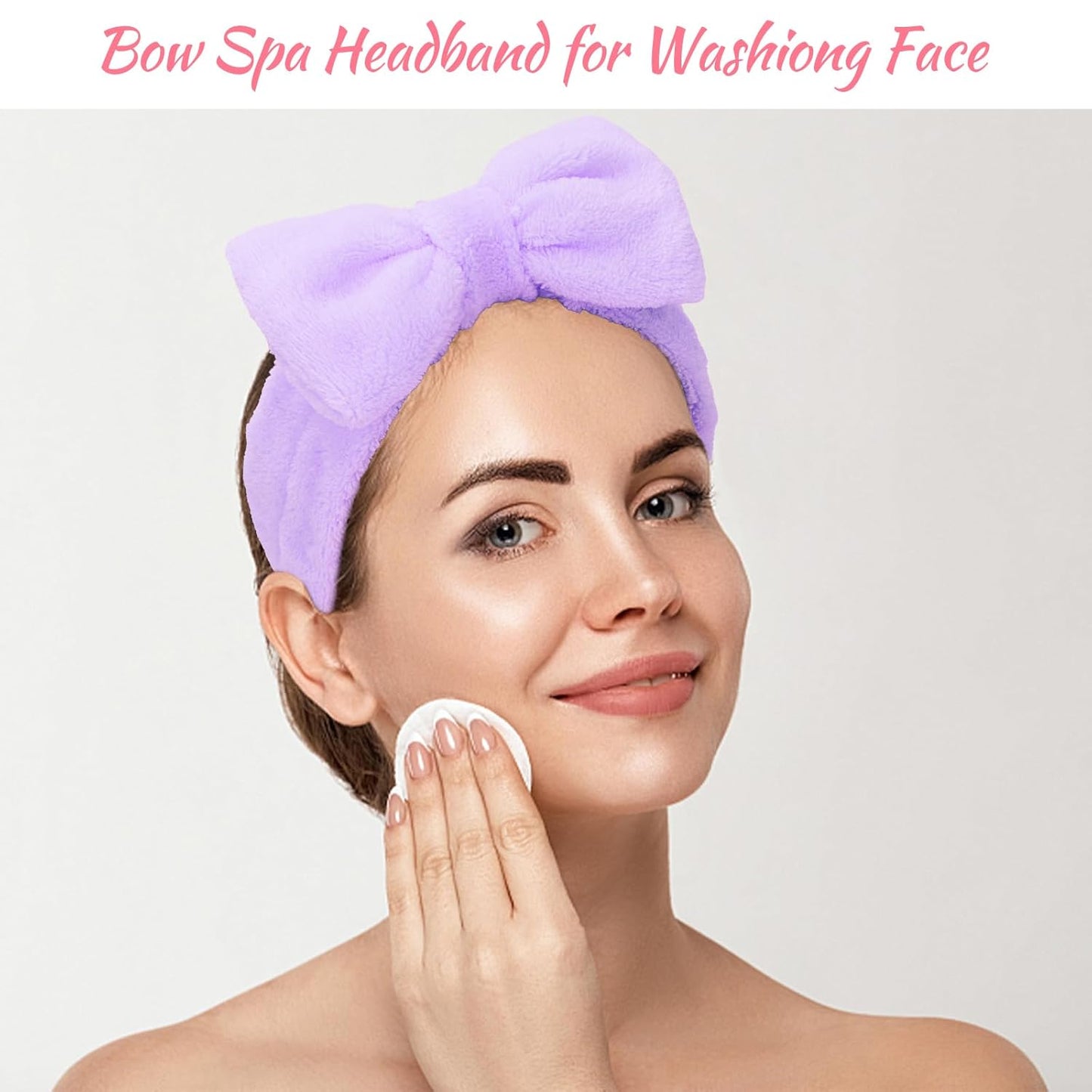 Ondder Skincare Headband for Washing Face Spa Makeup Face Wash Headband Skin Care Headbands Terry Cloth Head Band Bachelorette Party Favors Spa Party Hair Accessories Bachelorette Gifts for Bride