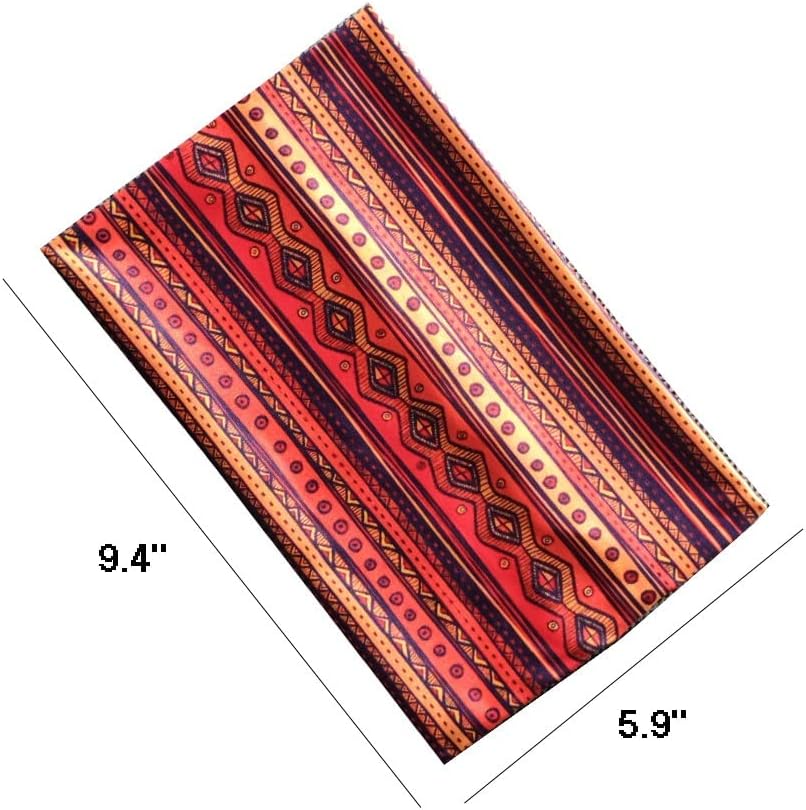 K-Elewon 3 Pack Women Wide Elastic Head Wrap Headband Sports yoga Hair Band