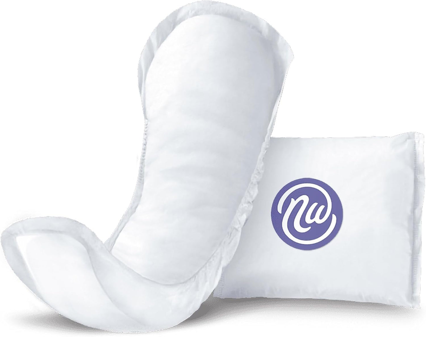 Nexwear Incontinence Pads for Women, Skin-Safe Design, Ultimate Absorbency Bladder Control Pads for Leaks, Disposable, Discreet, Individually Wrapped, 15.75 in, 30 Count, 1 Pack
