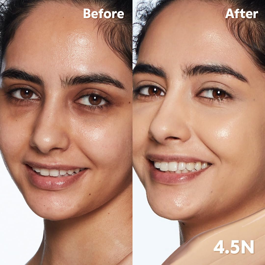 TIRTIR Glide&Hide Blurring Concealer - Creamy texture, Conceals dark circles and wrinkles, Dual formula (liquid tip & balm stick), Long-lasting wear, Korean Makeup, #5C, 0.28 Oz