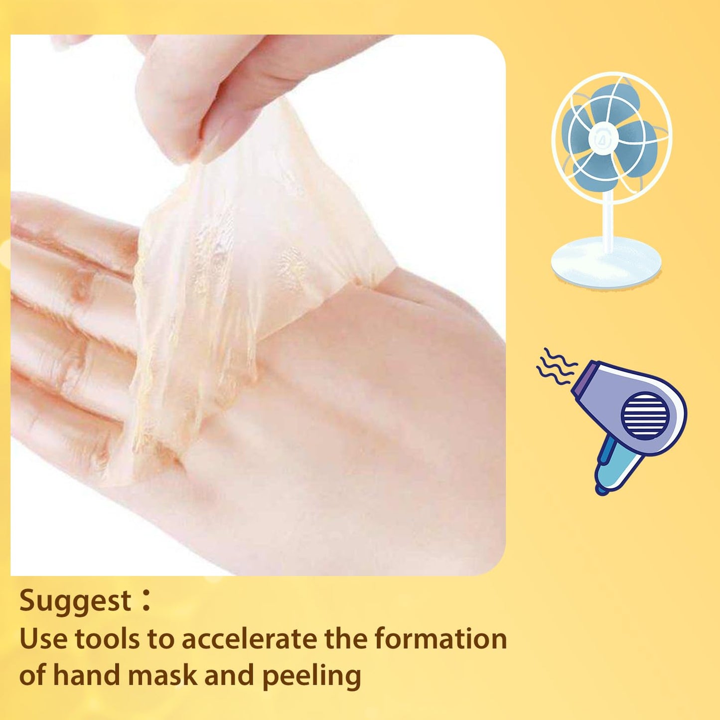 Milk Honey Peel Off Hand Wax for Women Moisturizing Hydrating Hand Masks Nourishing Exfoliating Hand Film Hands Care Soft 110g