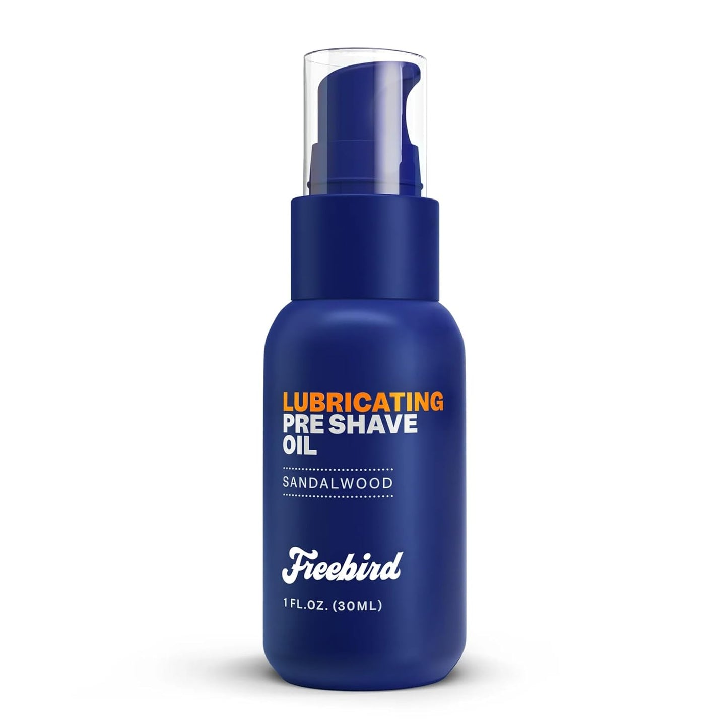 Freebird Pre Shave Oil for Men - 30mL Natural Sandalwood for Enhanced Smooth Shaving Experience, Deeply Moisturizing & Nourishing, Ideal for Sensitive Skin, Travel Size, All Razor Types Compatible