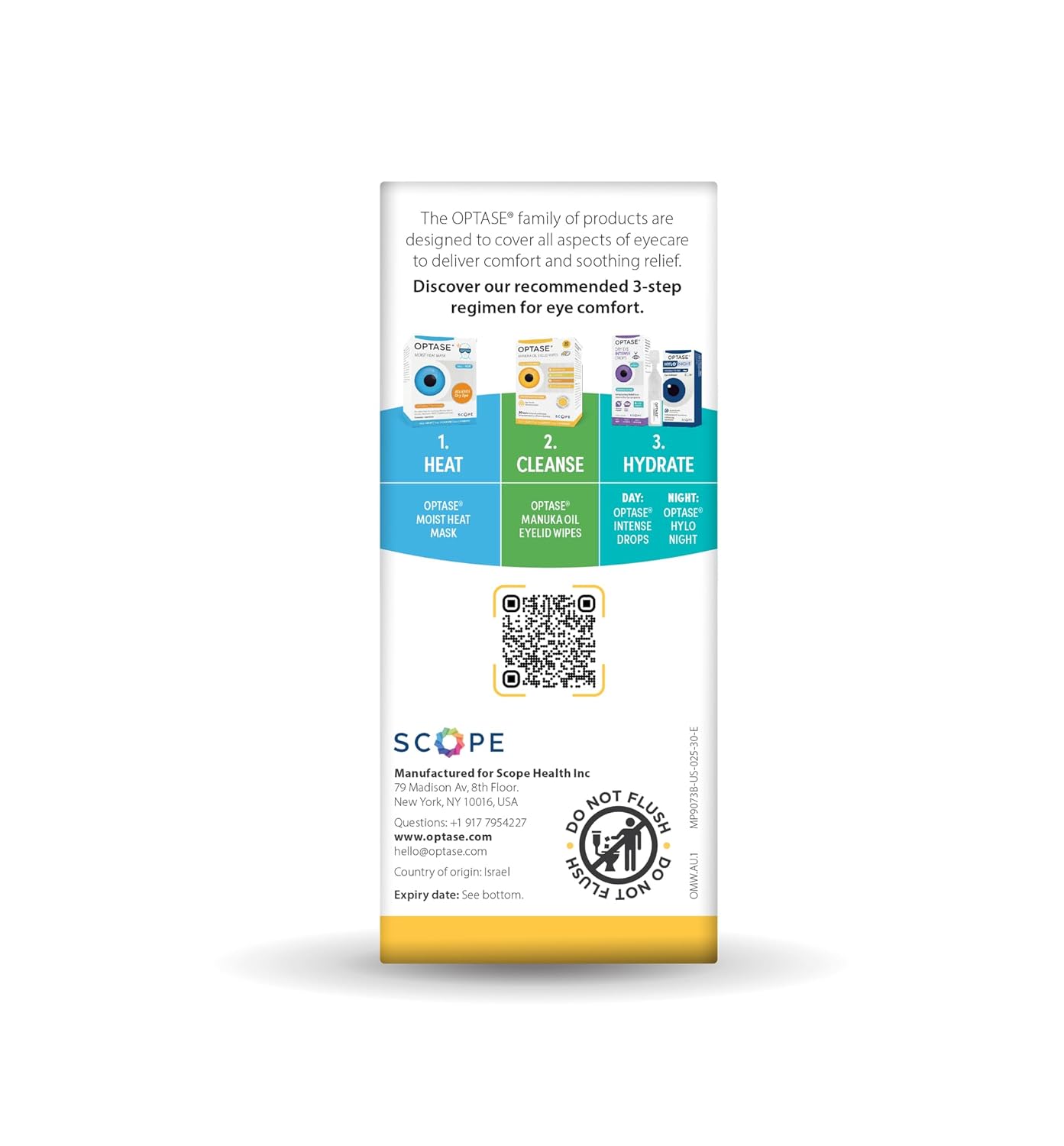 Optase Manuka Oil Eyelid Cleansing Wipes