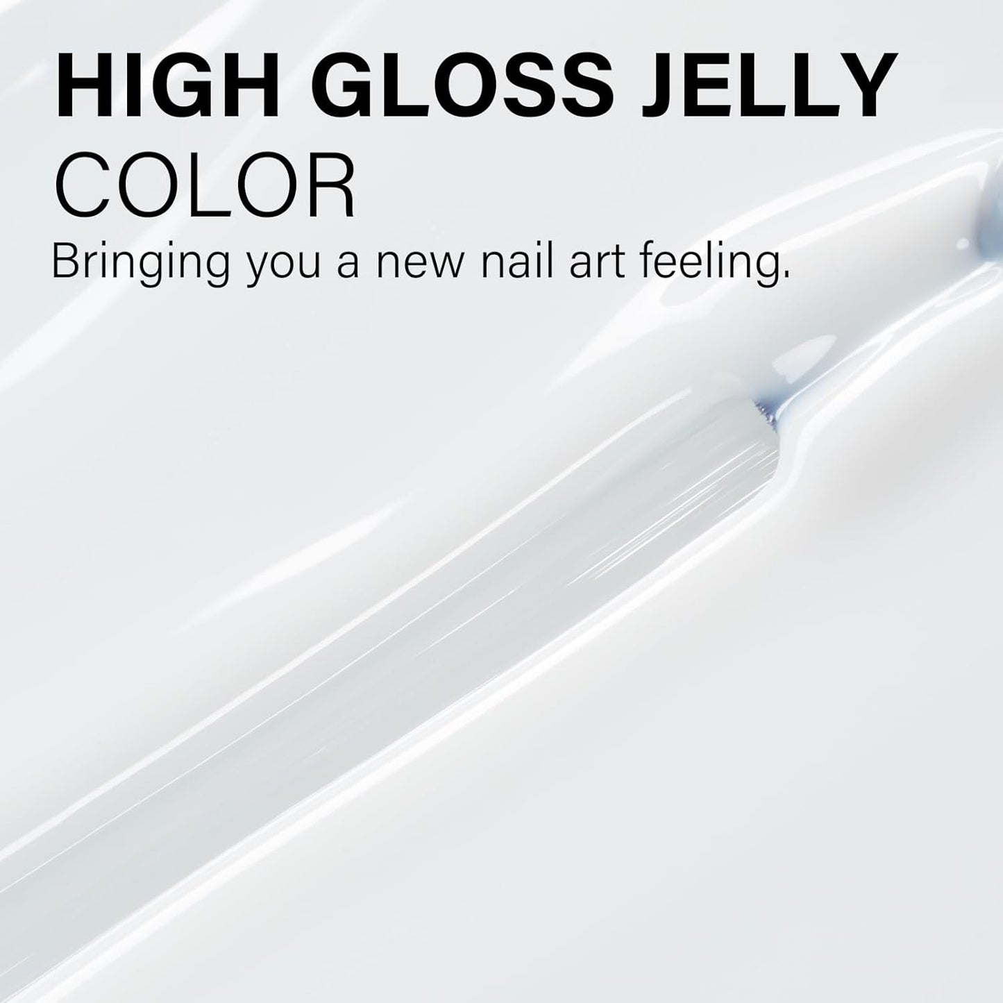 AILLSA Milky White Gel Nail Polish Nude Gel Polish Natural Color Translucent Jelly Gel Polish Soak Off U V Clear Coat Gel Neutral Nail Art French Manicure at Home 0.51 Fl Oz /GB07