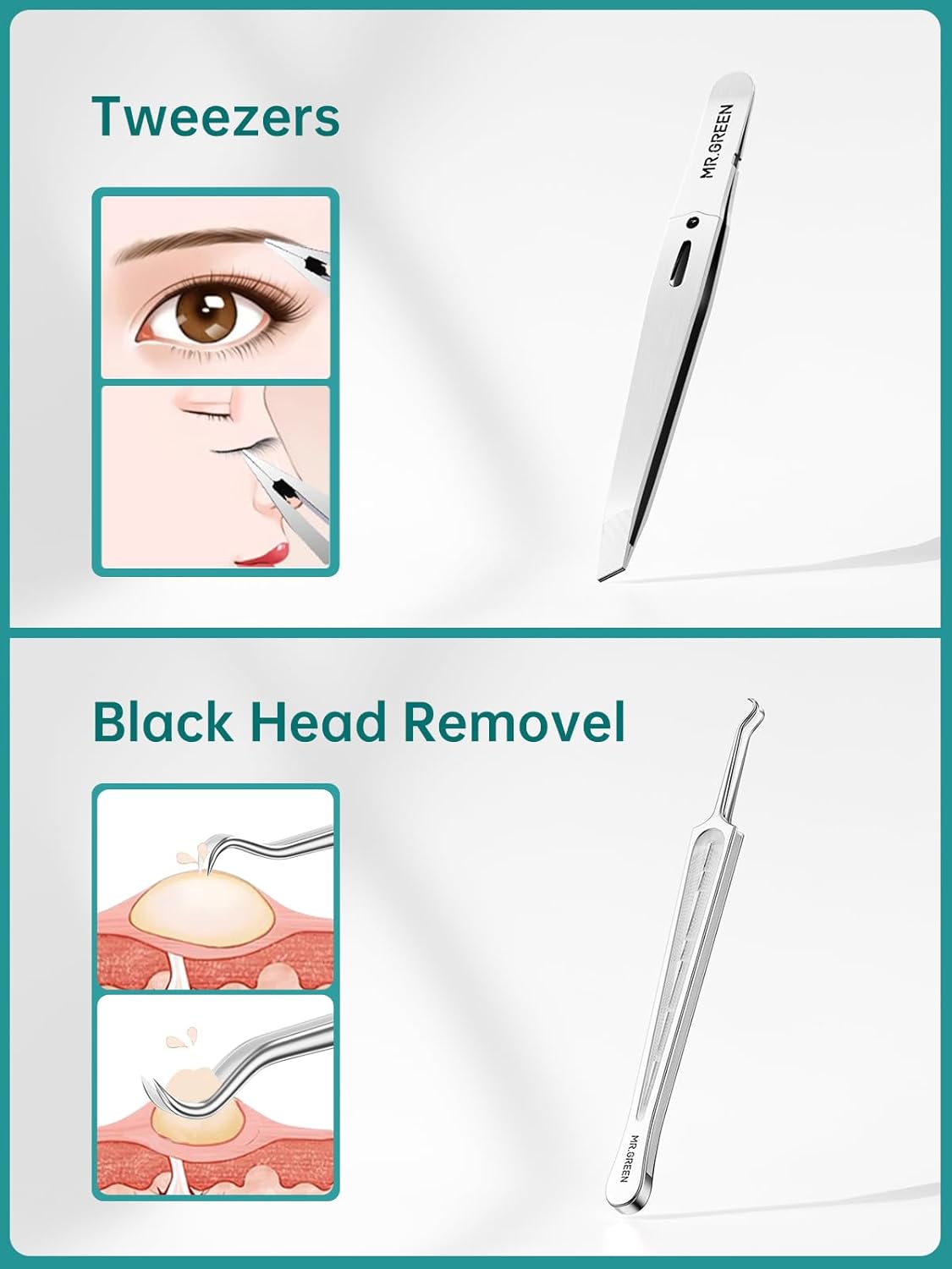 MR.GREEN 9-in-1 Manicure & Pedicure Set – Professional German Stainless Steel Nail Clippers Grooming Kit with Splash-Proof Nail Clipper & Genuine Leather Travel Case (Cognac Brown)