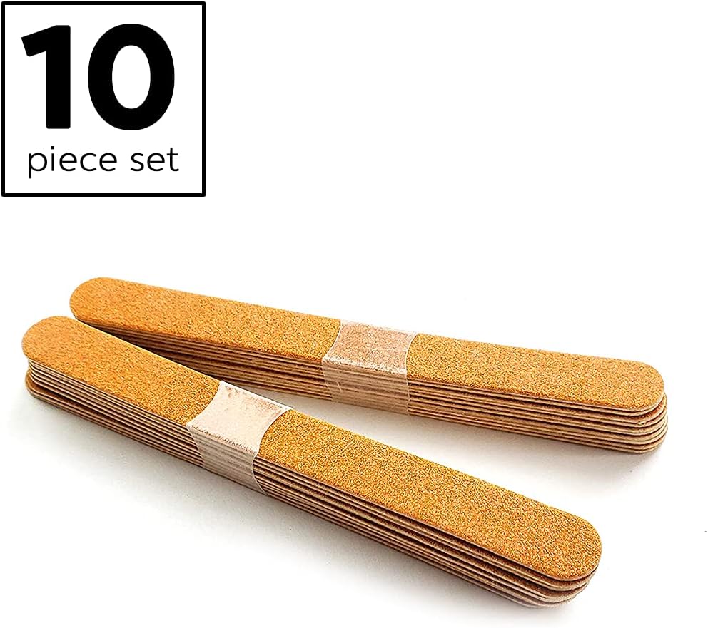 Multi-Pack Nail File Emery Boards Buffering Files Professional Manicure Pedicure Beauty Tools 20Pcs/Pack Nail Files Set for Home and Salon