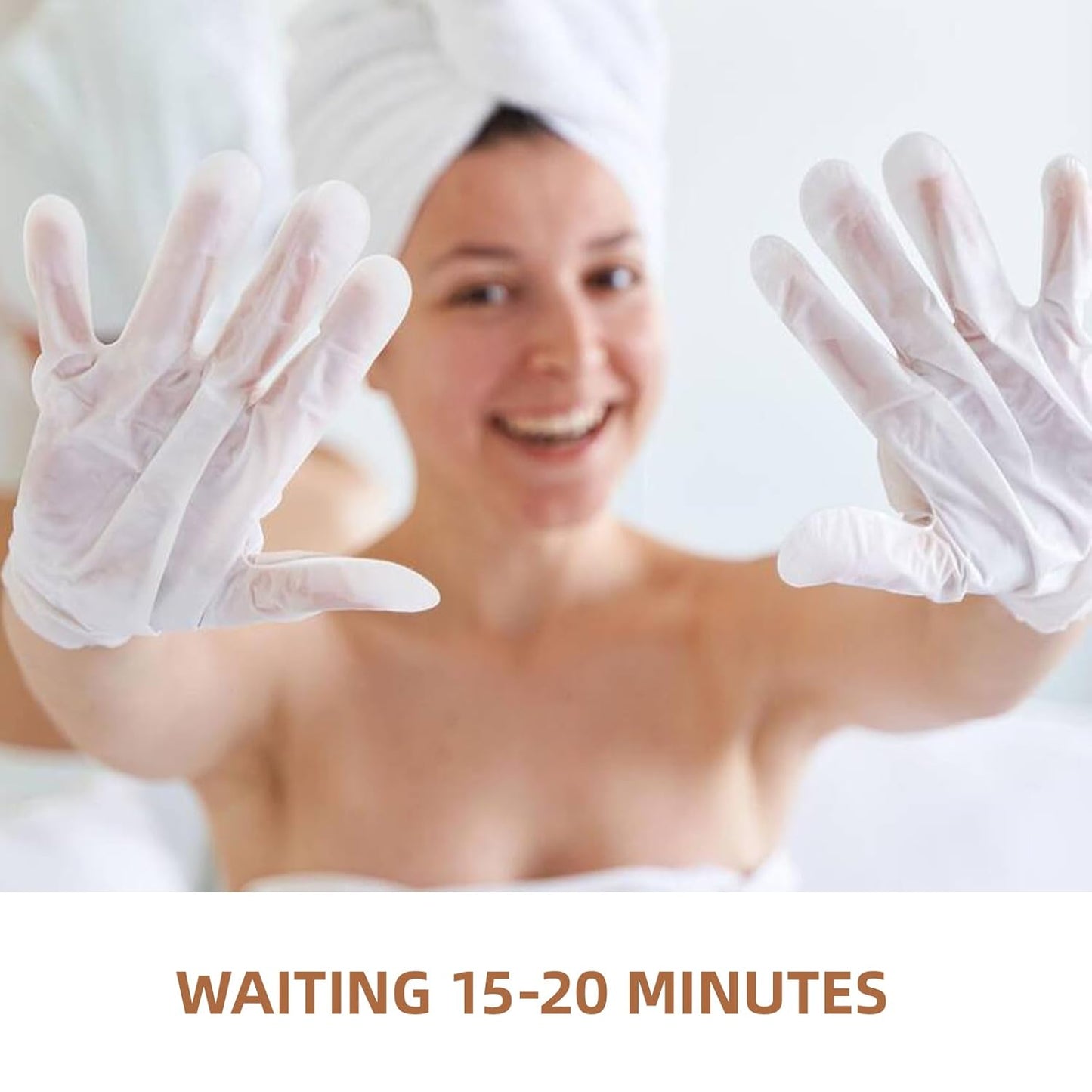 Mositurizing Hand Masks with Goat Milk,Hydrating Hand Glove for Dry Cracked Hands, Home Spa Hand Mask Gloves for Soft and Smooth Touch Skin (3Pack