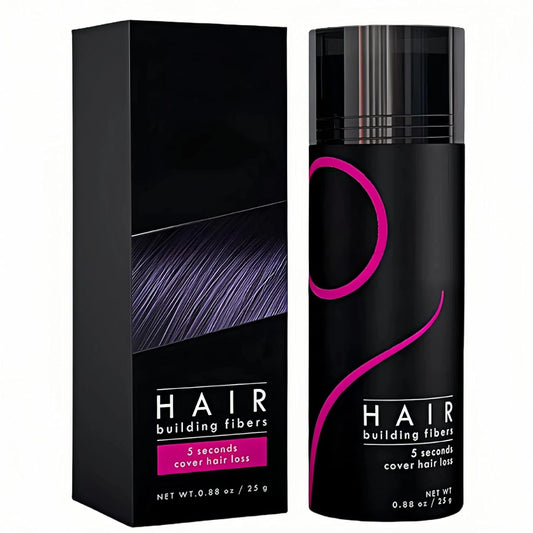 Hair Fibers Hair Building Fibers Undetectable Hair Fuller Thicker,Instantly Cover Sparse Hair 25g/0.88oz (black)