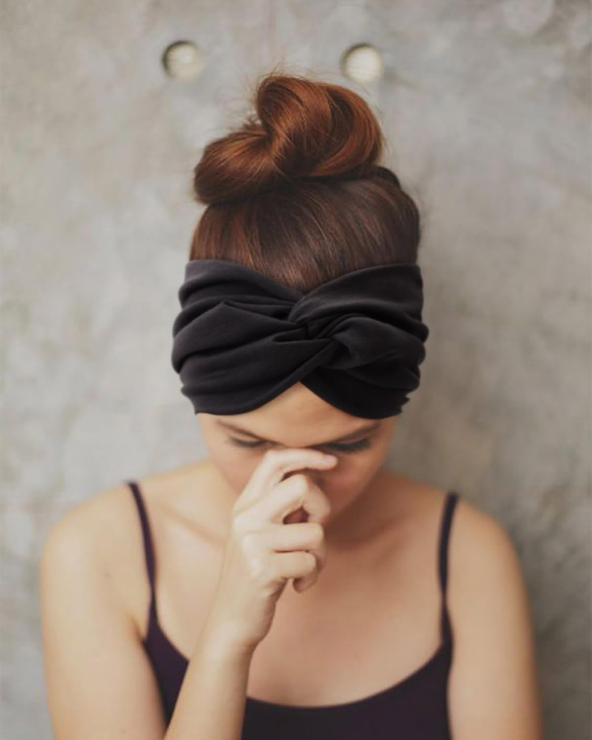 DRESHOW 8 Pcs Women's African Wide Headbands Turban Vintage Wrap Sport Workout Hair Accessories