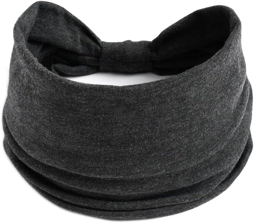 K-Elewon 3 Pack Women Wide Elastic Head Wrap Headband Sports yoga Hair Band