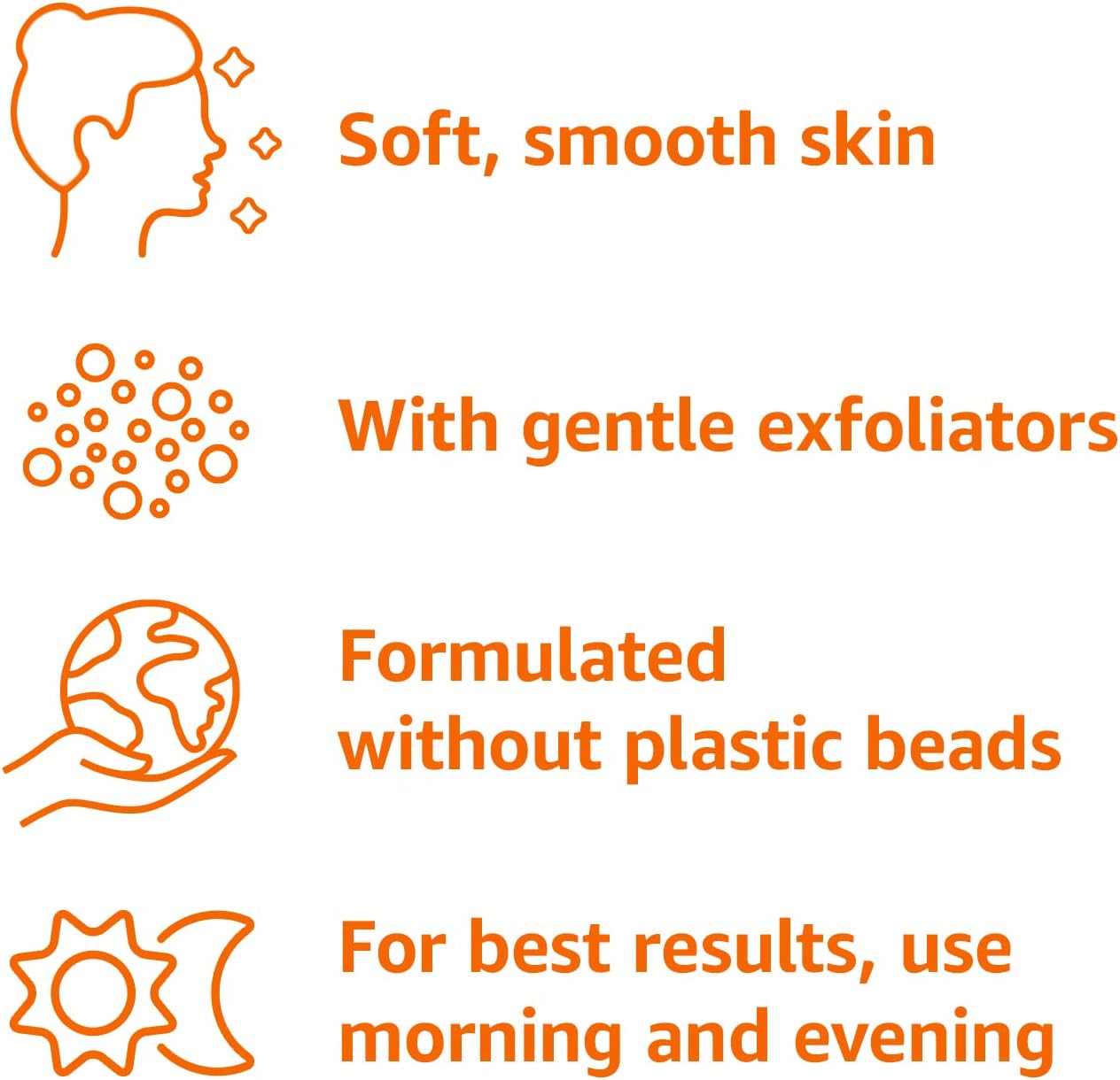 Amazon Basics Replenishing Cleanser Exfoliating Face Wash, Unscented, 6.78 fl oz (Pack of 3)