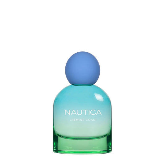 Nautica for Her Jasmine Coast Eau De Parfum 1.6 Fl Oz (Pack of 1), Notes of Pear, Jasmine, and Musk, Women's Fragrance, Long Lasting, Mood-Boosting Fragrance, Vegan Formula, Travel Size