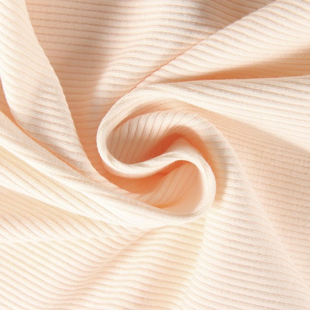 GEMBERA Womens Sleeveless Racerback High Neck Casual Basic Cotton Ribbed Fitted Tank Top