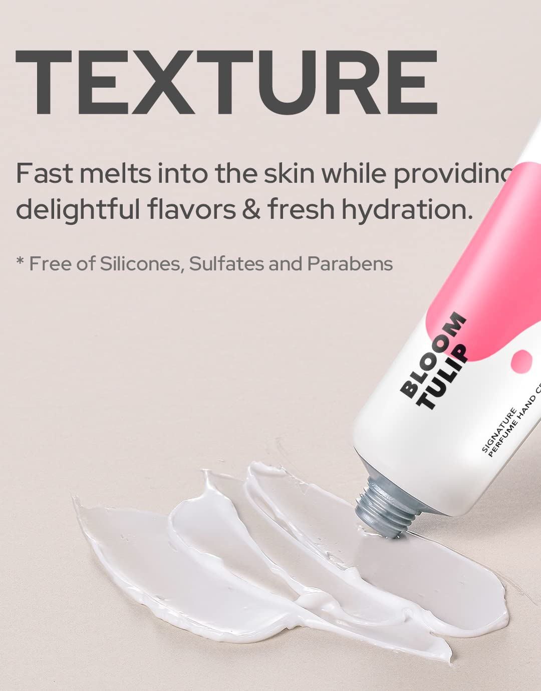 DUFT&DOFT Bloom Tulip Signature Perufume Nourishing Hand Cream, Non-greasy, Refreshing Hydration, Shea Butter, Vitamin E, Feel-Good Fragrance – 1.69 oz.