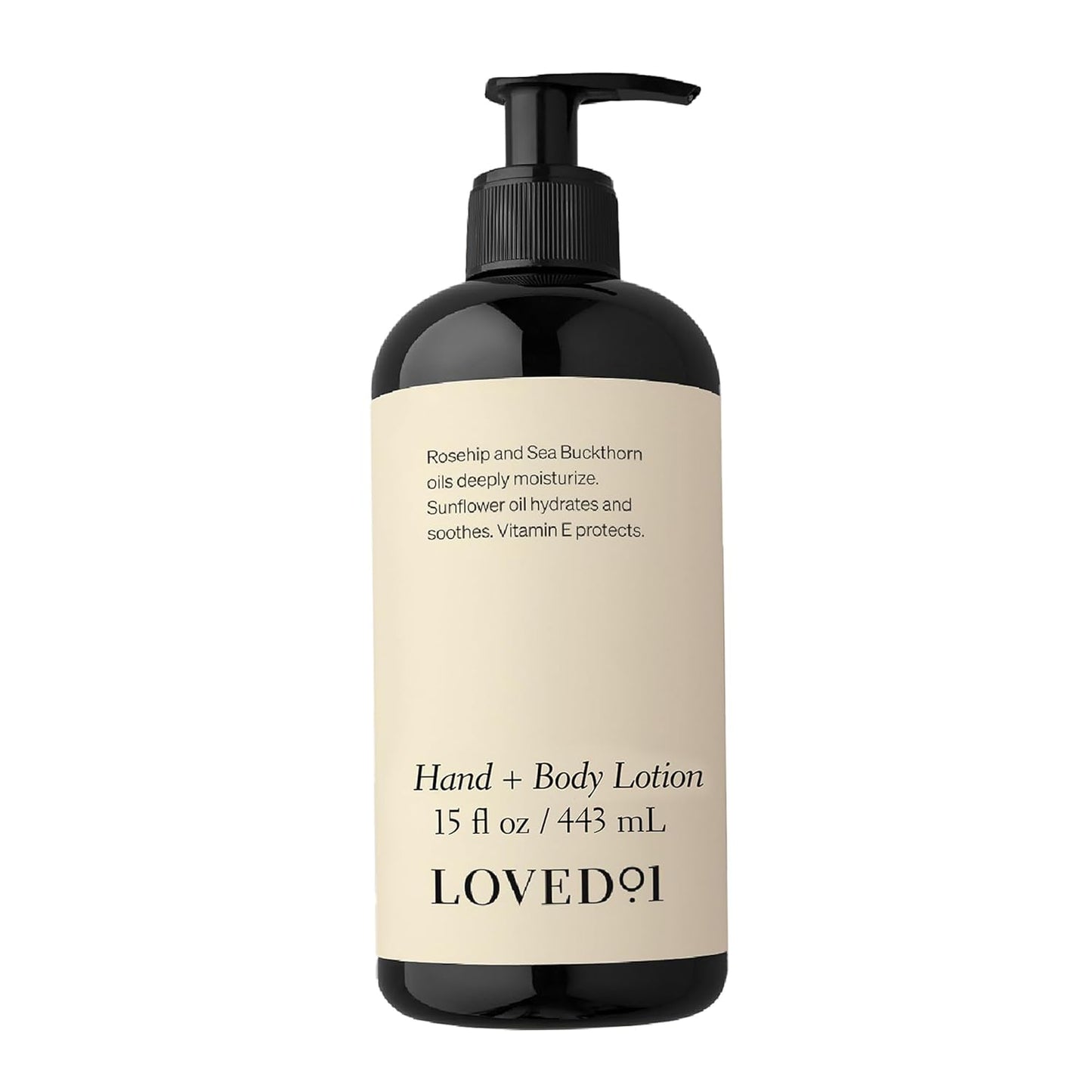 Loved01 Hand & Body Lotion, John Legend Skincare, Fragrance-Free, Daily Lightweight Cream, Formulated with Shea Butter & Vitamin E, 15 oz