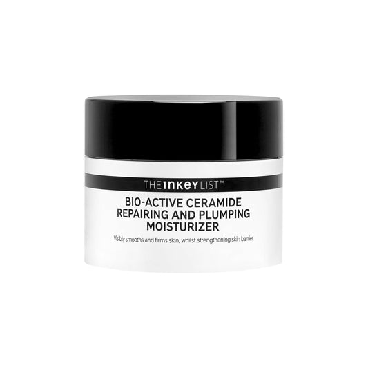The INKEY List Bio-Active Ceramide Repairing and Plumping Moisturizer 1.7fl oz/50ml, Anti-Ageing Skincare, 24-Hour Hydration Cream, Vegan Friendly, Suitable For All Skin Types