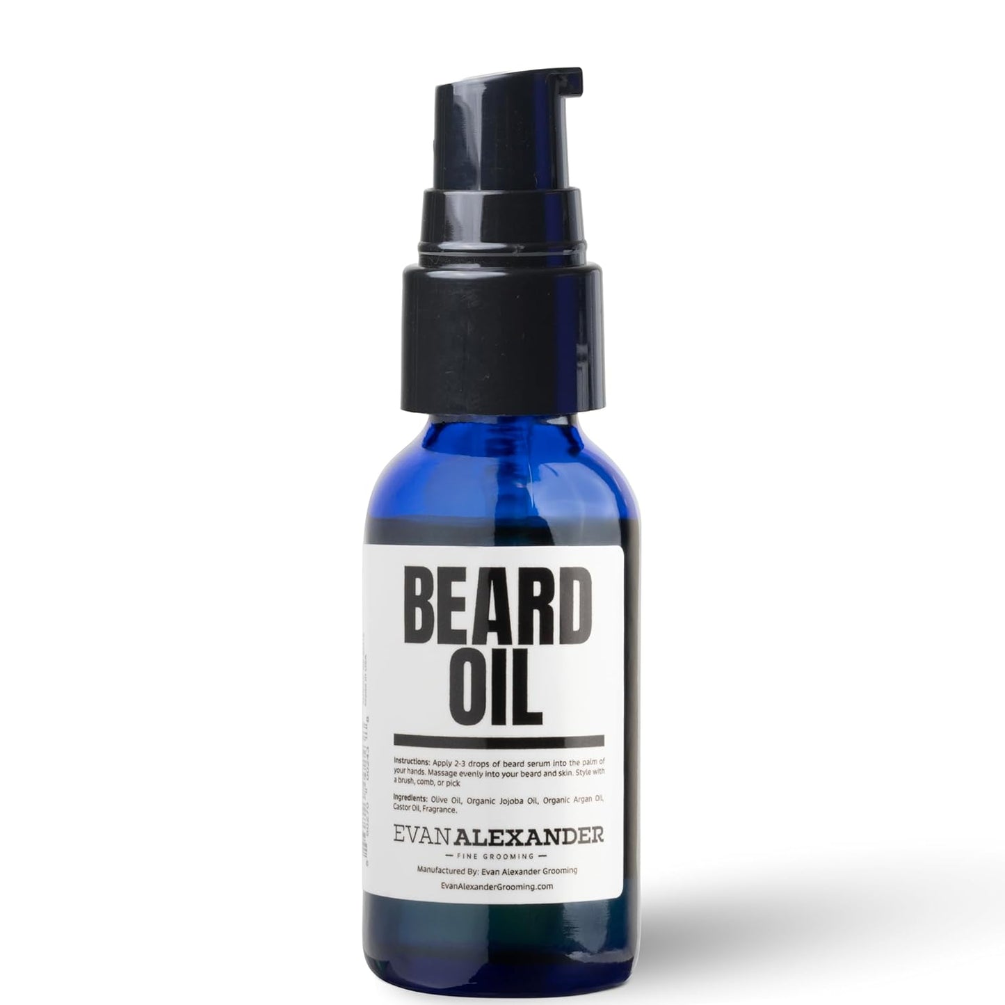 Evan Alexander Fine Grooming MY Serum Beard Oil for Men's, Fresh, 1 Fluid Ounces
