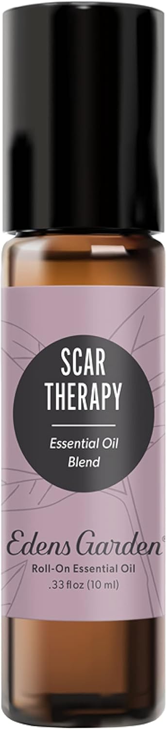 Edens Garden Scar Therapy Essential Oil Roll-On Blend- 100% Pure Premium Grade, Natural, Therapeutic, Aromatherapy, Kid & Skin Safe, The Best for Body, Face, Wellness Pre-Diluted 10 ml (.33 fl oz)