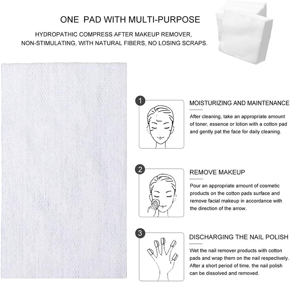 Disposable Esthetic Wipe,4"x 4"Non-woven 200 Count Facial Cleansing Soft Salon and Spa Essentials,Lint-free for Makeup Removal