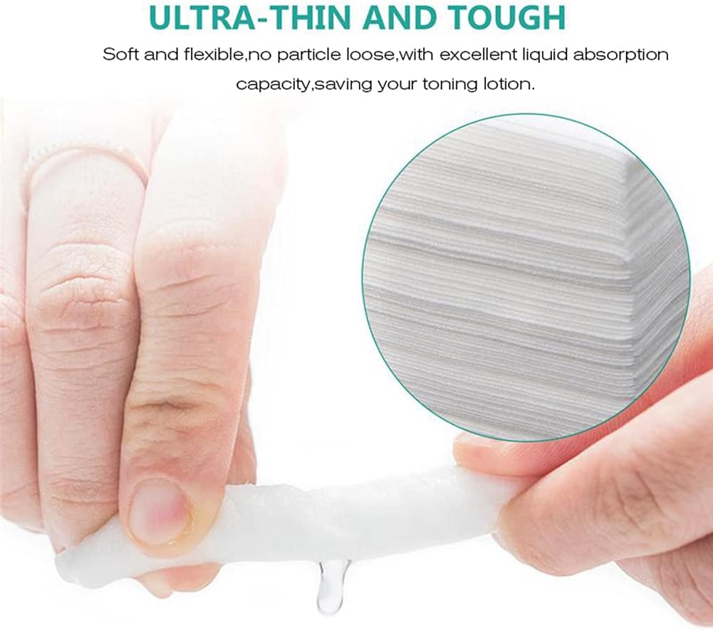 300 Pieces Disposable Esthetic Wipe Non-woven Facial Cleansing Soft Salon and Spa Essentials,Lint-free for Makeup Remove,2"x 2"