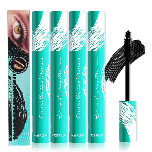 Voluminous Black Mascara - Buildable Lengthening, Curling & Defining for Dramatic Volume, Smudge-Proof 24H Wear, Cruelty-Free Blackest Black, Vegan, Waterproof