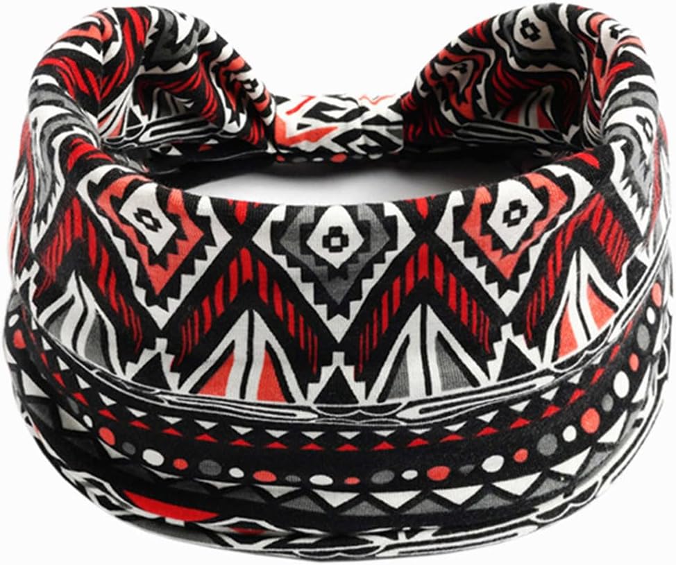 K-Elewon 3 Pack Women Wide Elastic Head Wrap Headband Sports yoga Hair Band