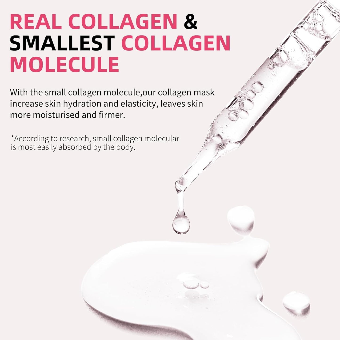 5 Pack Bio Collagen Face Mask Skincare, 100% Hydrating Collagen Mask Overnight Korean Skin Care