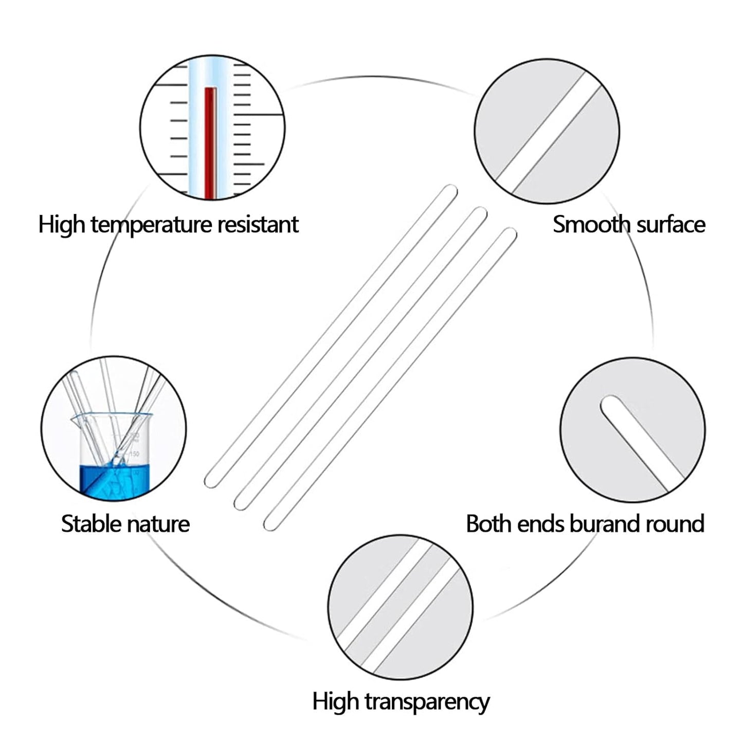 Droppers 10ml Pipettes Glass Graduated Dropper Lab Pipette Liquid Pipette (4)