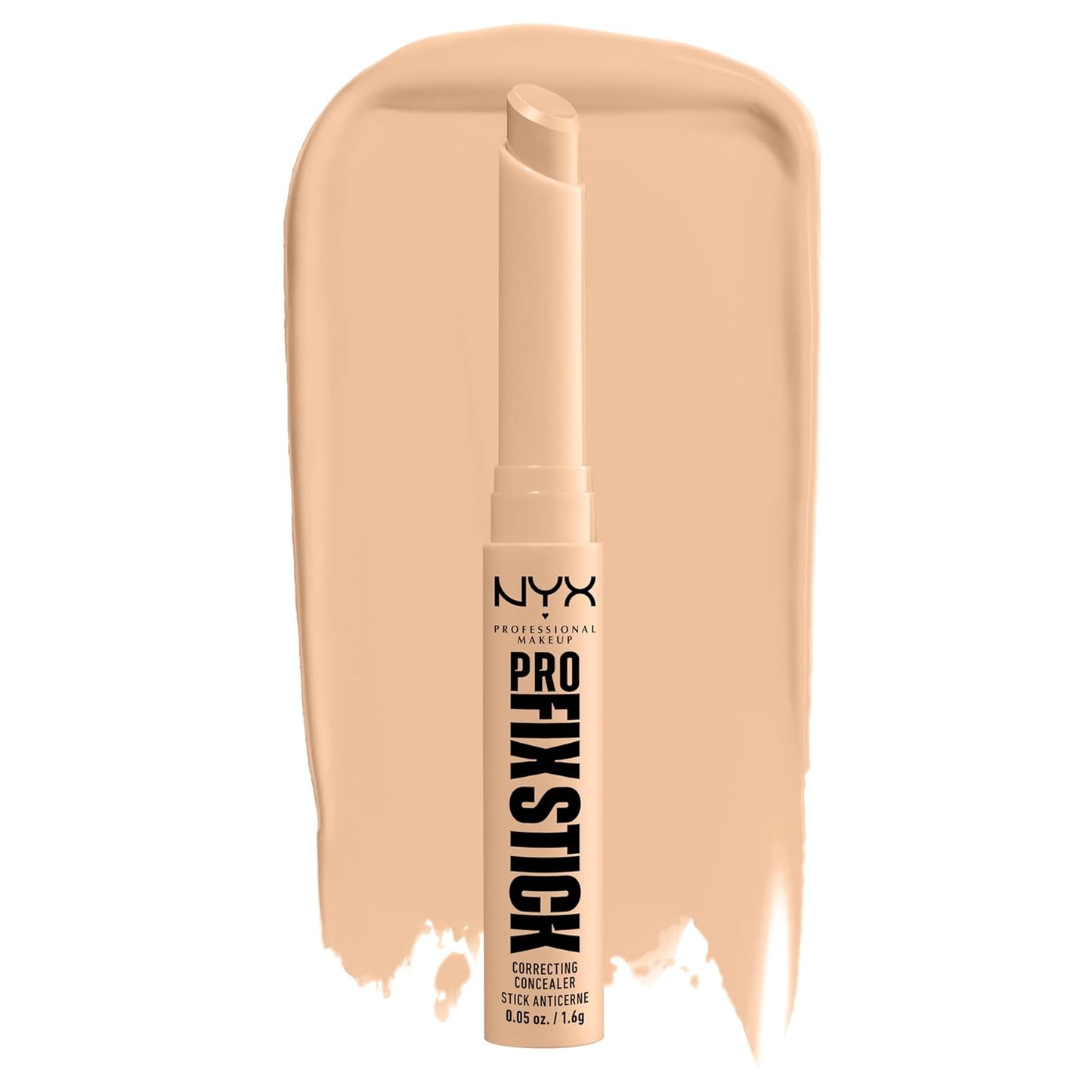 NYX PROFESSIONAL MAKEUP Pro Fix Stick Correcting Concealer, Buildable Medium Coverage Concealer Stick - Vanilla