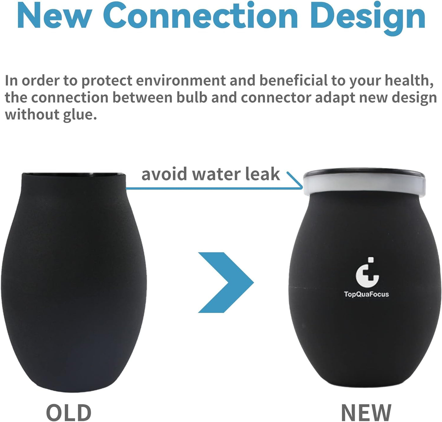 TopQuaFocus 14.5OZ Large Enema Bulb Kit Douche Bulb for Men Women Colon Cleaning Feminine Care Enemas -BPA and Phthalates Free Black