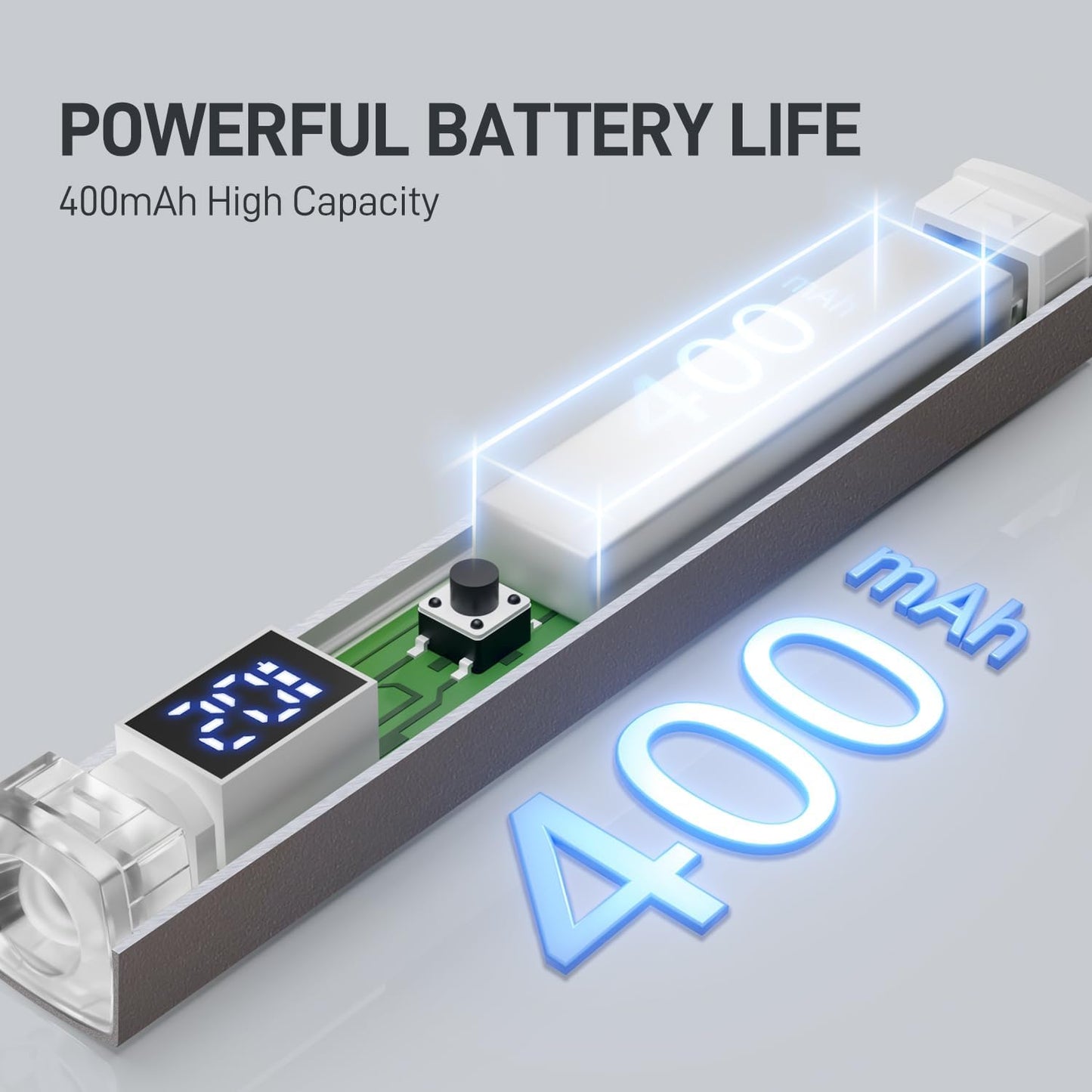 GAOY Cordless UV Light with Stand, Handheld Nail Lamp, Portable LED Nail Lingt, Cordless Rechargeable, Fast Curing, Matte Black