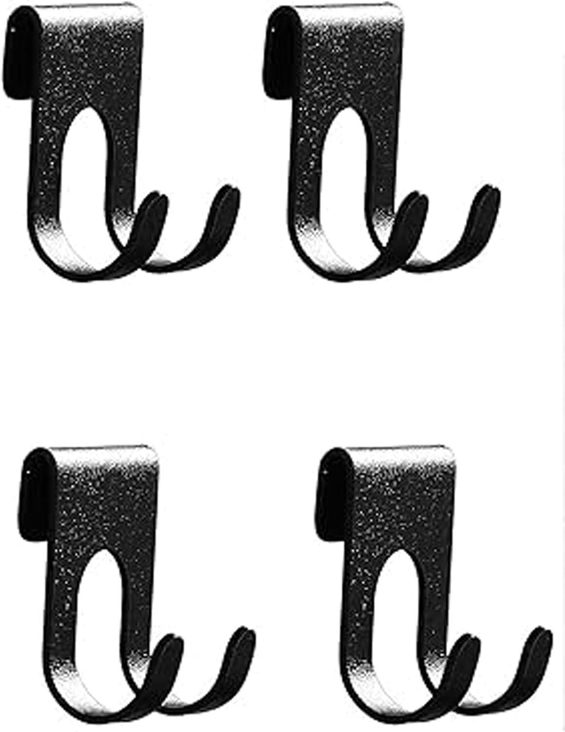 Shower Caddy Hook Razor No Drill Shower Hanger for Hanging Loofah, Towels,Razor Hook Bathroom Office Storage Rack Hanging Bathroom Kitchen Scissors holder-4pcs Black