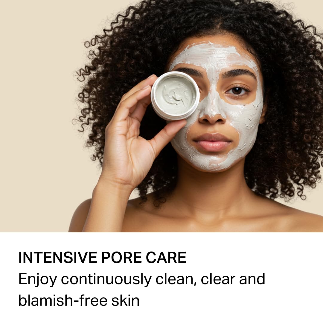 Y’OUR Purifying Detox Face Mask: Blackhead, Whitehead & Pore Remover; Anti-Acne & Pimple Care; Cleansing & Exfoliating for Hydrating & Glowing Skin; With Salicylic Acid & Bentonite Clay. Made in USA