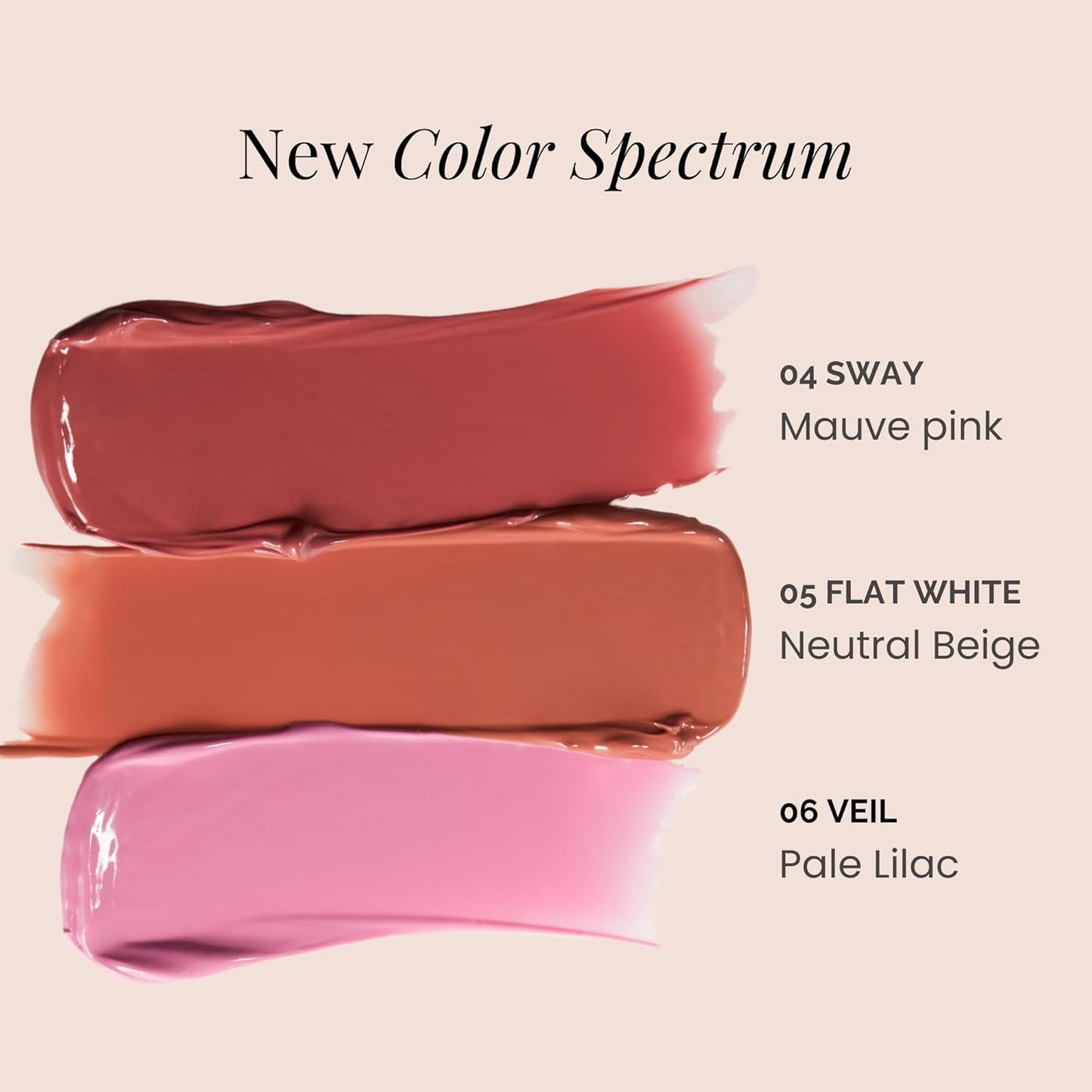 BEIGIC Flush Lip & Cheek Balm - Vegan Buildable & Blendable Multiuse Balm | Natural Flush & Glow | Glowy Blush for Cheeks | Dewy Korean Make Up Cream Blush | 05 Flat White - Neutral Beige, 0.14 fl.oz