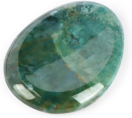 Artistone Ocean Jasper Crystal Thumb Worry Stones Chakra Healing Crystals Pocket Palm Stone Home Decor Meditation