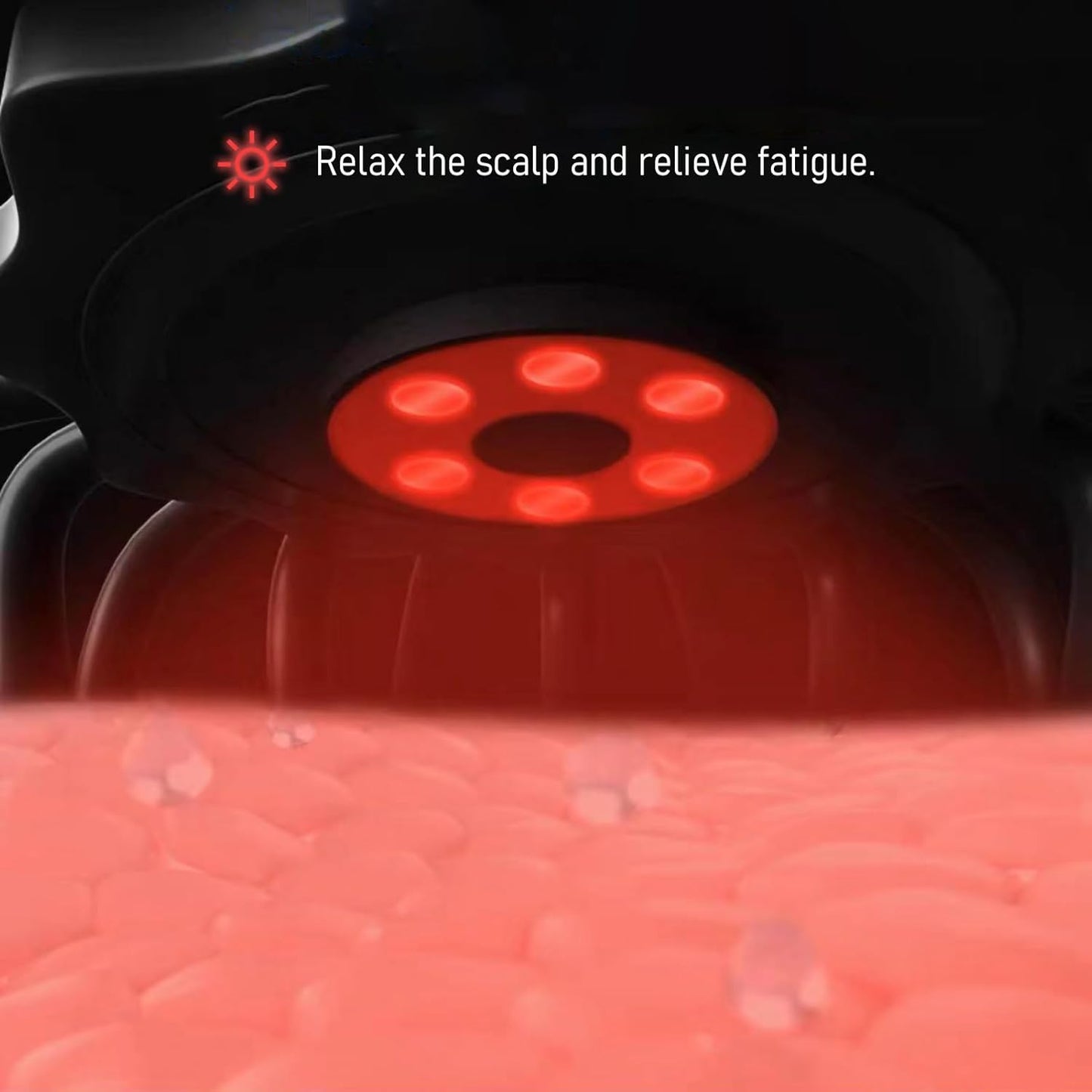 Electric Scalp Massager - Octopus Head Massager Stress Relax, 20 Claw Multi-Configuration Array Vibrating Nodes, 5 Modes, Bluetooth Music, Hair Scalp Relaxation, Fatigue Relief