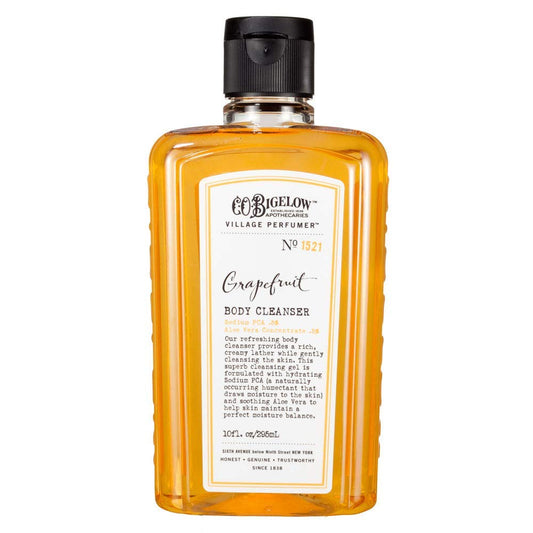 C.O. Bigelow Grapefruit Body Wash, Village Perfumer Moisturizing Body Wash with Aloe Vera, 10 Fl Oz