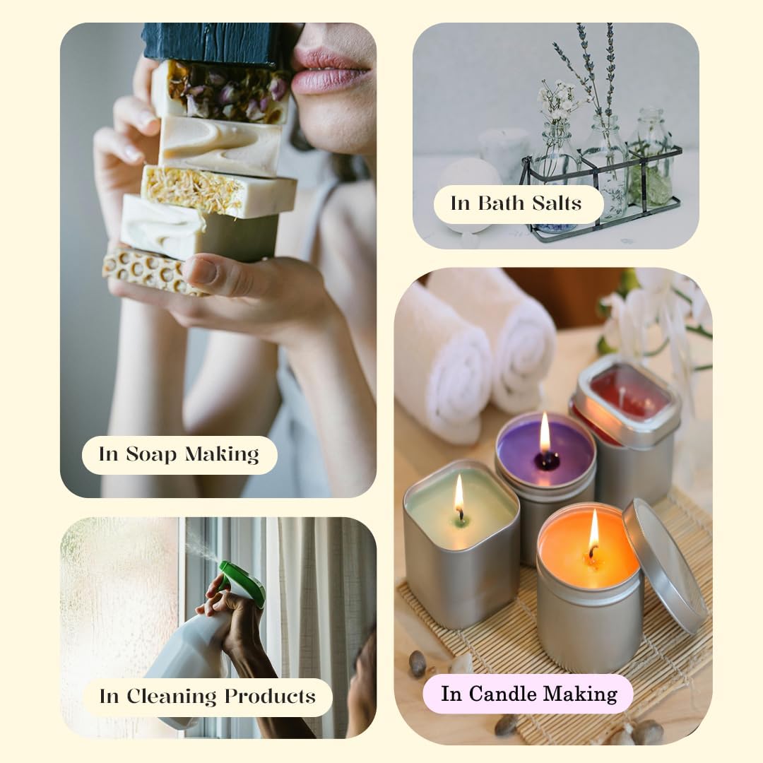 Luxurious Blue Lotus Essential Oil by Enhanced Essentials|with Glass Dropper|Concentrated Essential Oil for Diffusers,Skin Care,Aromatherapy,Bath,Massage,Perfume,Soap & Candle Making| 1 fl oz (30 ml)