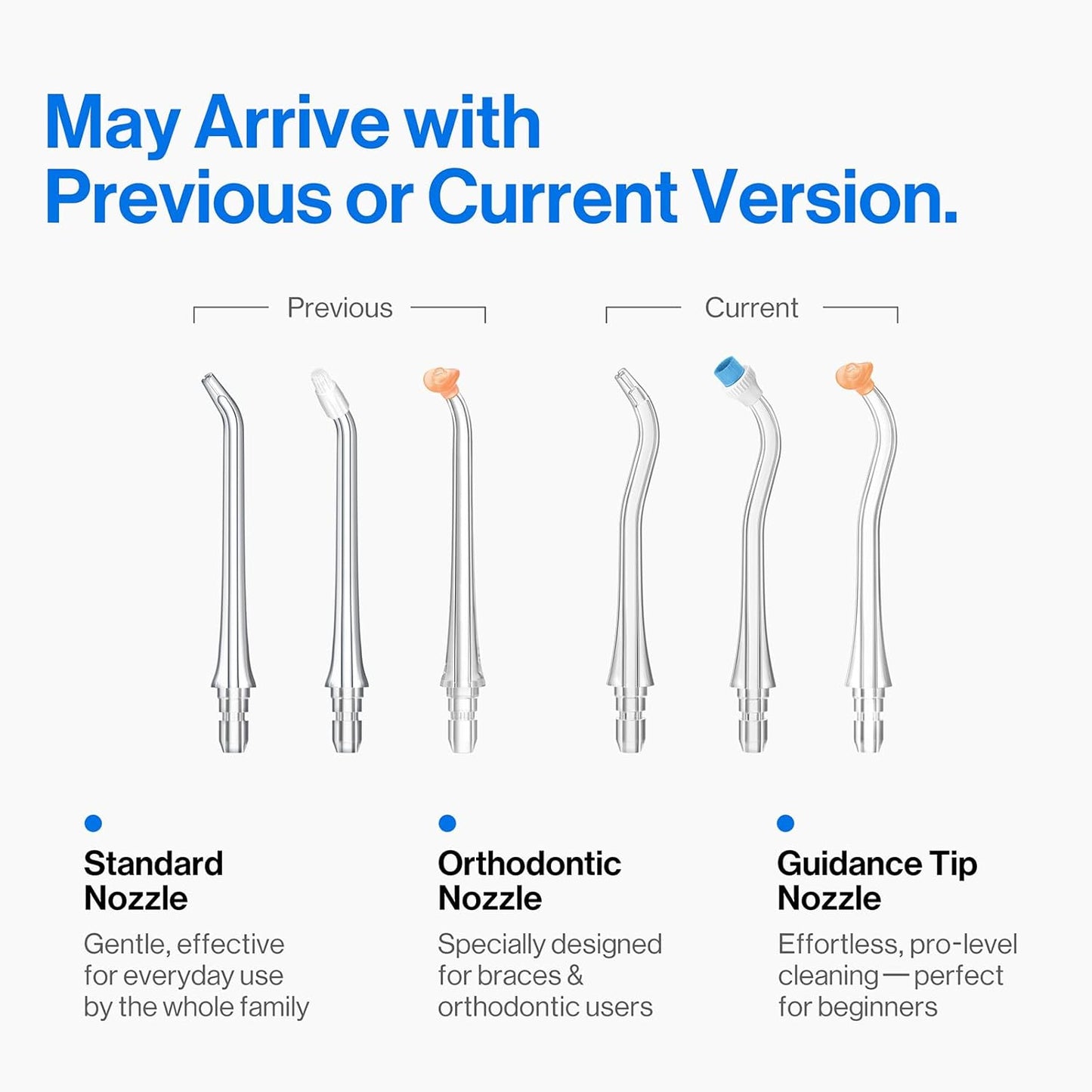 usmile C10 Portable Water Flosser – Travel-Friendly, 95-Day Battery, 4 Modes, 360° Nozzle, 180ml Tank, IPX7 Waterproof, Dentist-Recommended for Braces, Implants & Sensitive Gums (Blue)