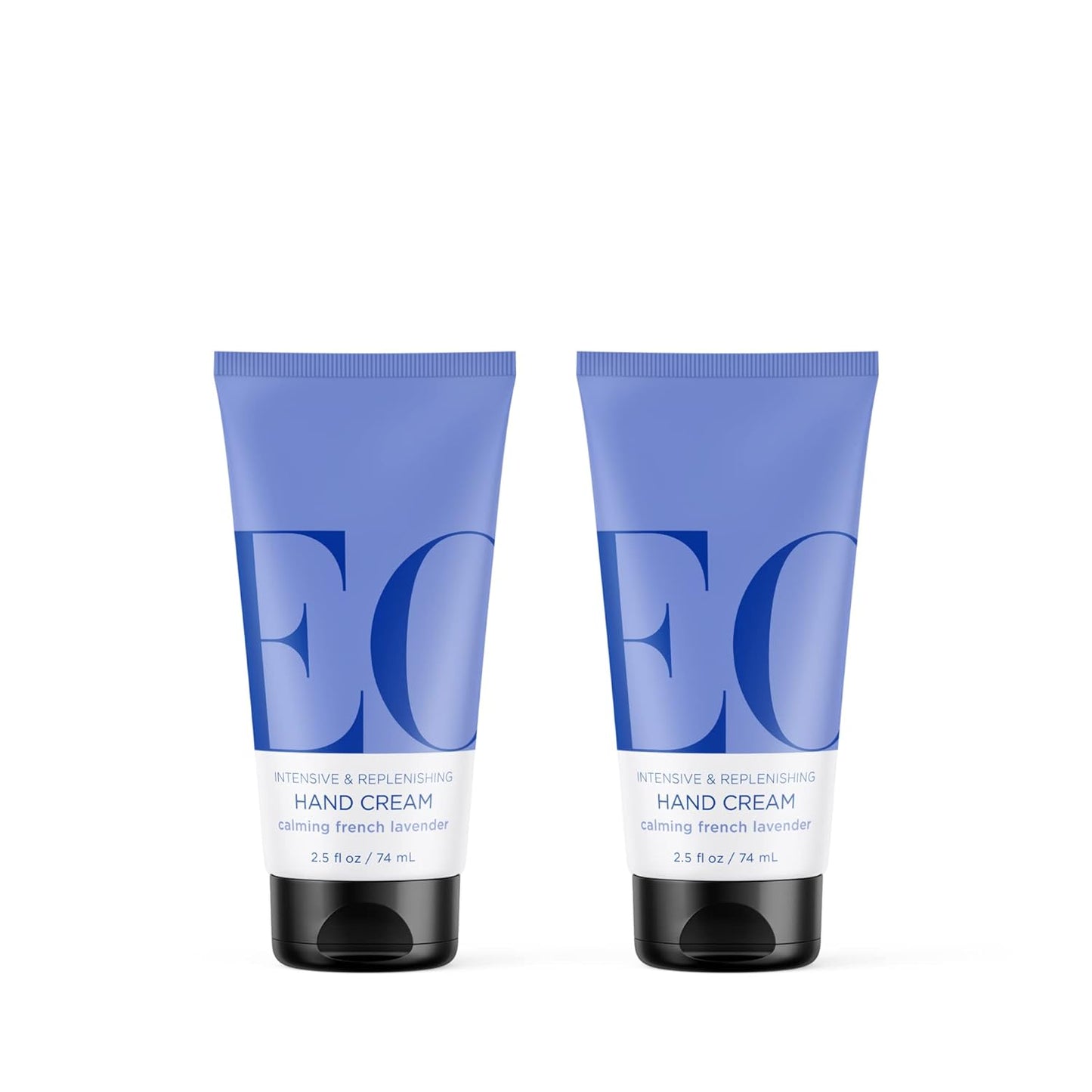 EO Hand Cream, 2.5 Ounce (Pack of 2), French Lavender, Organic Plant-Based, Moisturizer for Dry Skin