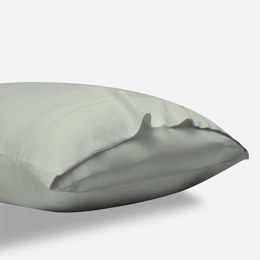 DOZ Pillowcase Set, 100% Viscose derived from Bamboo, Organically Grown, Buttery Soft, Silky, Breathable, Cooling, Oeko-TEX, High GSM, 2-Pack, Envelope Closure (King, Sage)