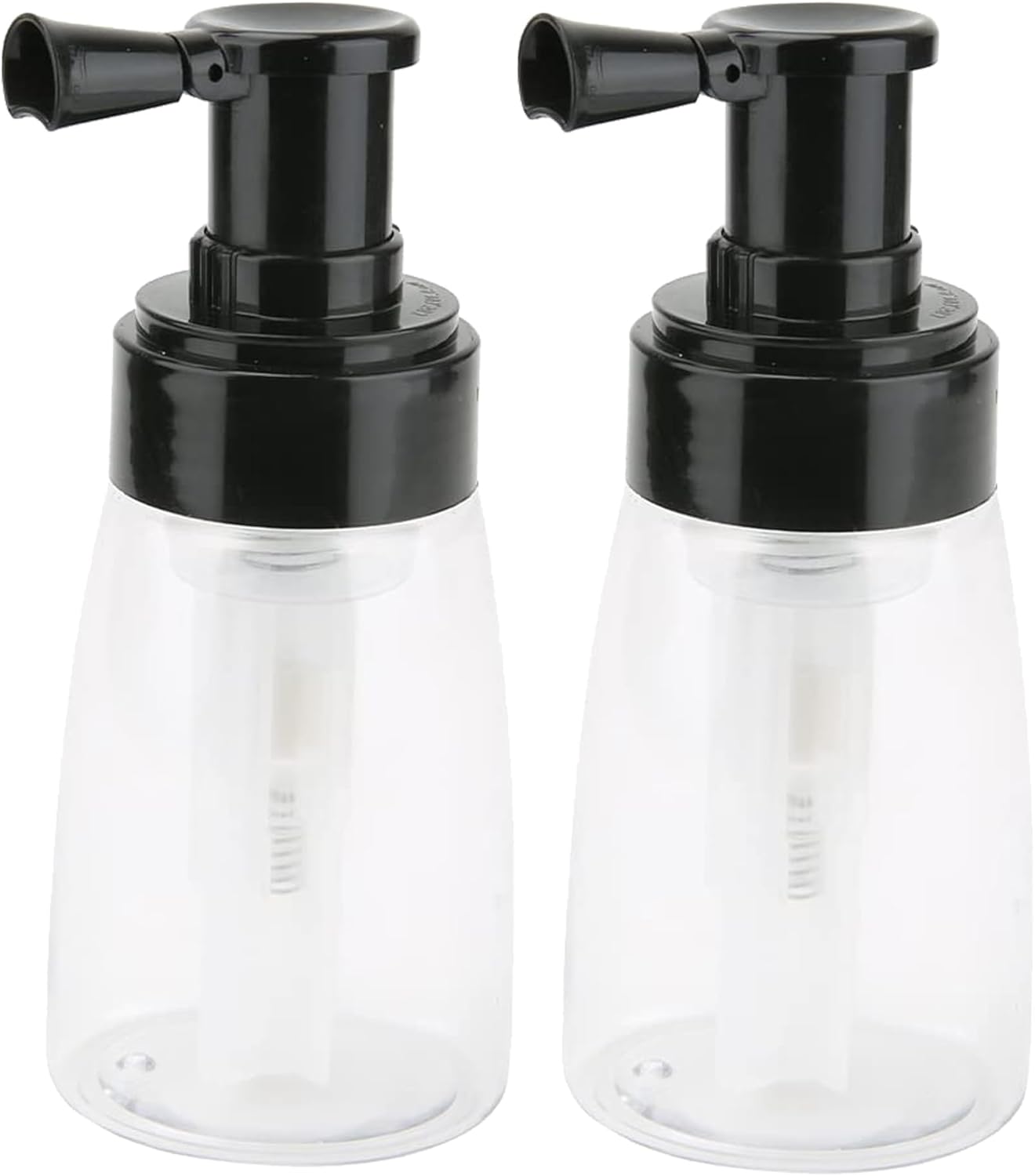 Aethland Powder Spray Bottle for Dry Shampoo, 2pcs Talc and Powder Applying Bottle, Refillable Hair Fiber Applicator for Hair Salon, Cleaning, Plants, Misting & Skin Care (180ml+180ml)