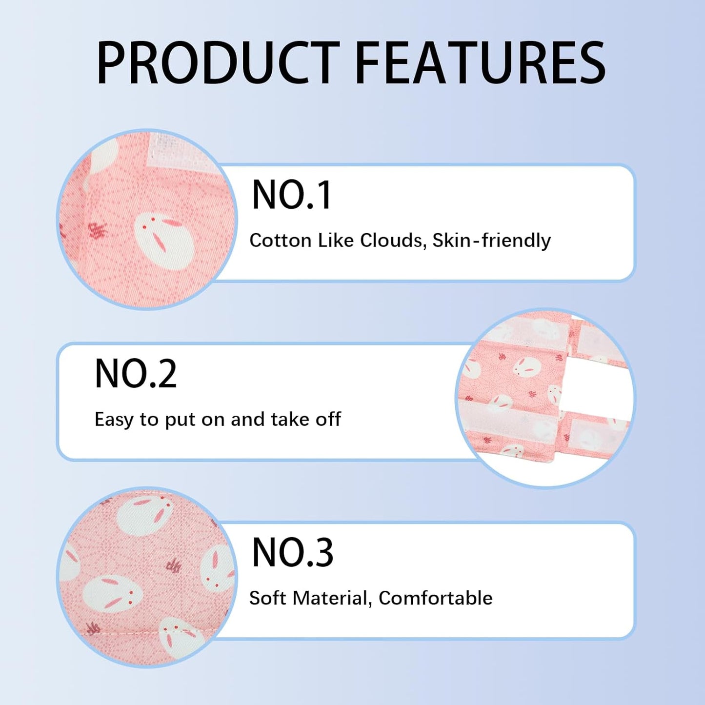 2PCS Chemo Port Pillow and Bra Strap Cushion for Comfort | Soft Recovery Cushion for Pacemaker & Chest Surgery Patients | Adjustable Port Covers for Chemo Patients (Pink Bunny)